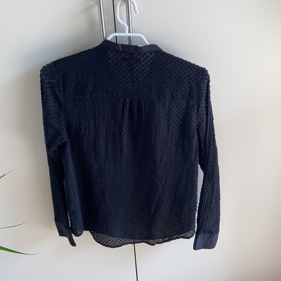 J. Crew Navy Button up Shirt - Picture 7 of 9